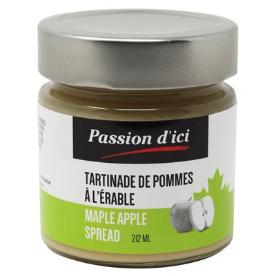 Tartinade de Pommes à l'érable - Passion d'ici 212ml