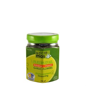 Fleur d'ail biologique fermentée dans l'huile - 190ml