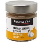 Tartinade de poires à l'érable - Passion d'ici 212ml